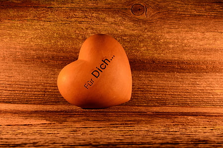houten hart, hart, hout, Deco, macro, liefde, romantiek