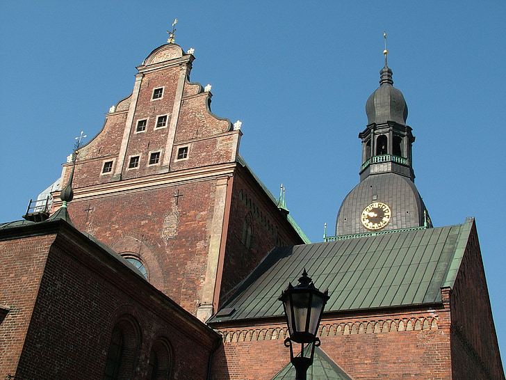 Latvia, Riga, Dom, arsitektur, Monumen, bangunan
