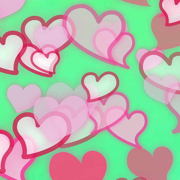 wallpaper, hearts, love, valentine, romantic, pattern