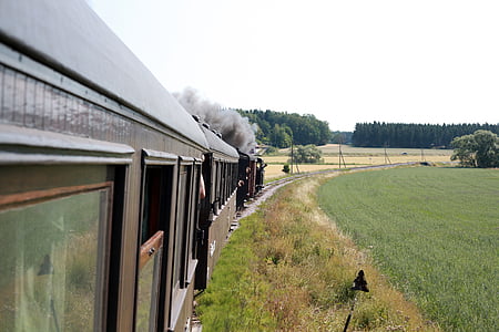 поїзд, Парова поїзд, парові, залізниця, локомотива, перевезення, транспорт