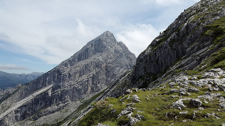 Kleiner watzmann, Cumbre de, Watzmannfrau, Watzfrau, Alpine, roca, Berchtesgadener land