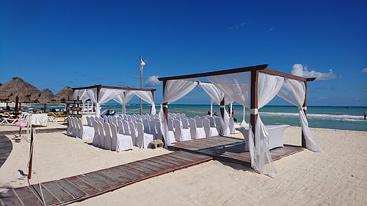Mexico, ferie, Cancun, Beach, bryllup, Caraibien, solen