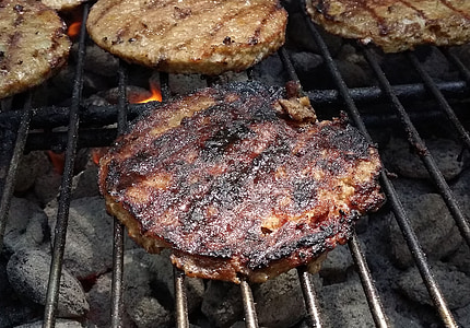 barbecue, kip, BBQ, vlees, voedsel, rook
