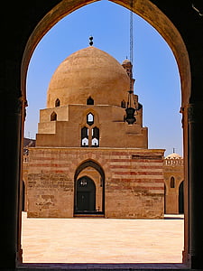 Ibn tulun, moskee, Cairo, Egypte, Afrika, Noord-Afrika, bezoekplaatsen