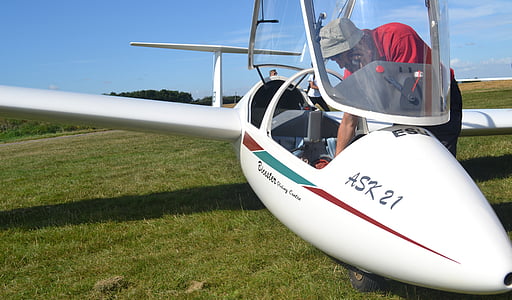 glider, aviation, pilot, flight, cockpit, gliding, sailplane
