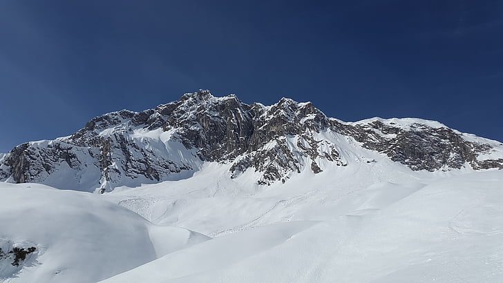 grov horn, alpint, tannheimer fjell, fjell, Allgäu, toppmøtet, steinete