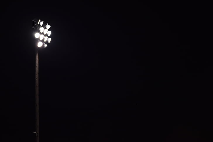 Estádio, luzes, desporto, planos de fundo, Arena, iluminação, futebol