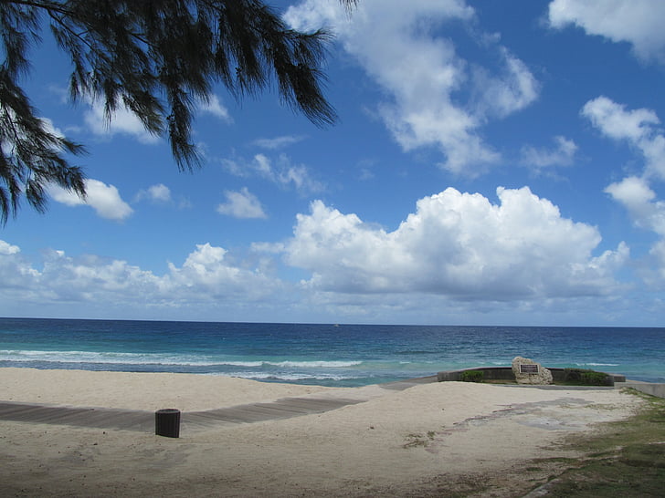 Barbados, morze, Wyspa, Tropical, Ocean, Plaża, Natura