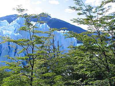 冰川, 自然, 阿根廷, 景观, 雷诺