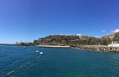 Anfi del mar, Gran canaria, Pantai, Kepulauan Canary, Resort, timeshare