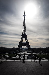Paris, landmärke, platser av intresse, Frankrike, attraktion, världsutställning, stålkonstruktion