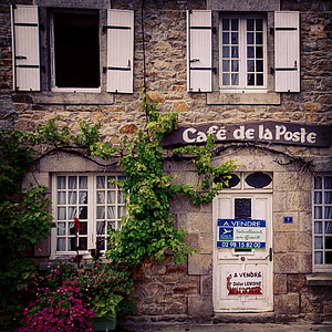 Бретан, Finistère, Франция, Домашно огнище, архитектура, минало, камък
