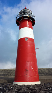 Lighthouse, havet, kyst, vand, Cape, Beach