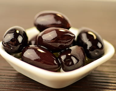 olives, noir, alimentaire, ingrédient, cuisine, frais, végétarien