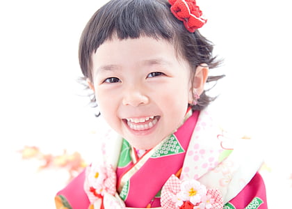 kimono, kūdikis, puošniai apsirengti, vaikas, mados, modelis, studija