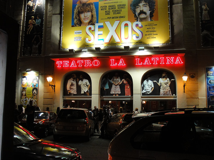 divadlo, noční, Madrid