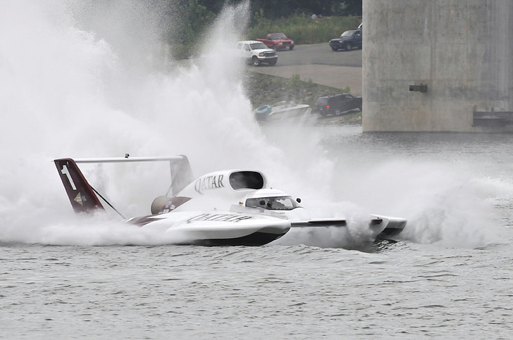 Hydro racing, csónak, víz, sebesség, gyors, hydroplane, motorcsónak
