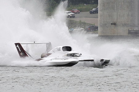 Hydro racing, båd, vand, hastighed, hurtig, hydroplan, speedbåde