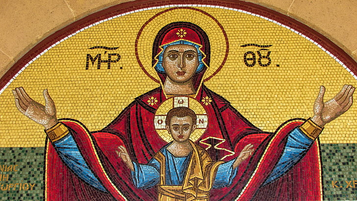 Panagia, Mare de Déu, iconografia, l'església, ortodoxa, cristianisme, religió