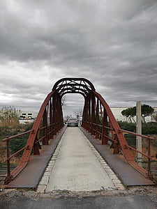 ponte, ponte de ferro, ferro fundido, arquitetura industrial, Engenharia, construção, metal