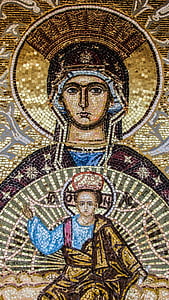 Mozaika, Ayia napa, Panny Márie, Cyprus