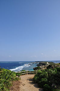 Miyako ø, havet, blå