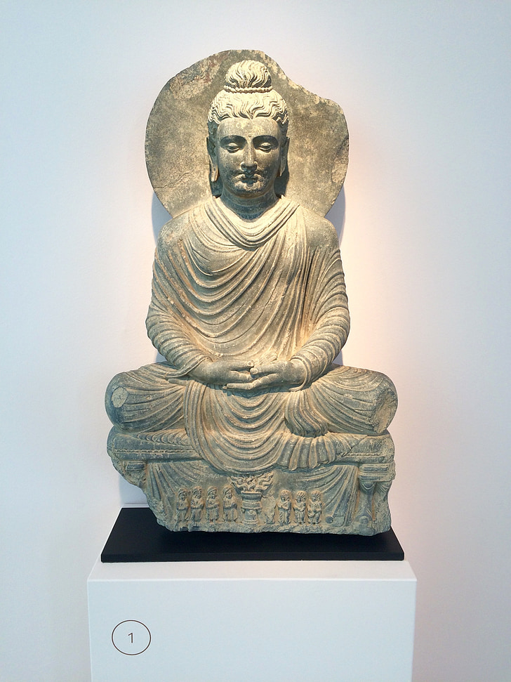 Buda, Menas, skulptūra, dievybė, Azija, muziejus