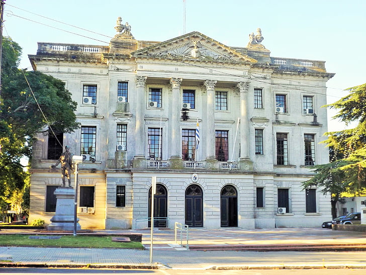 l'Uruguai, arquitectura, polític, Colònia, ciutat, renom, edifici exterior