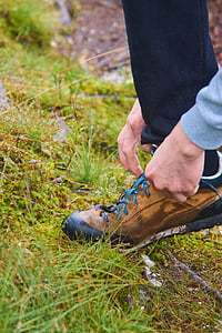 shoe, hiking, hiking shoes, mountaineering shoes, hike, nature, foot