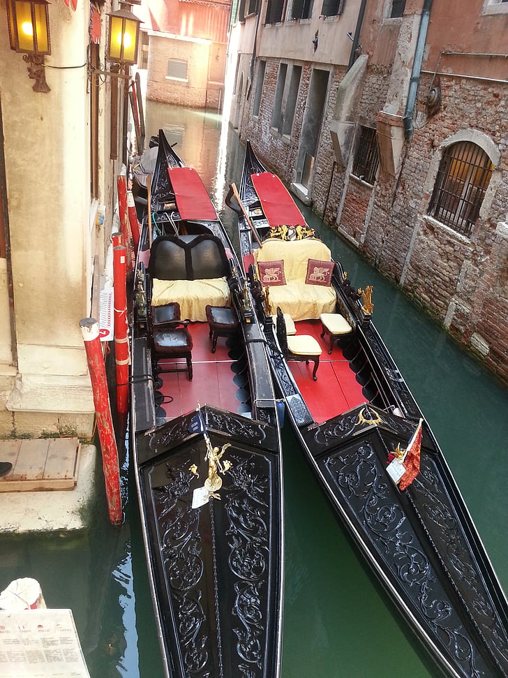 Gondola, vene, Holiday, Citytrip, lahja, Romance, Venetsia