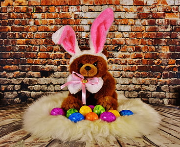 Lễ phục sinh, quả trứng, đầy màu sắc, Chúc mừng Lễ phục sinh, trứng đầy màu sắc, Hare, vui vẻ
