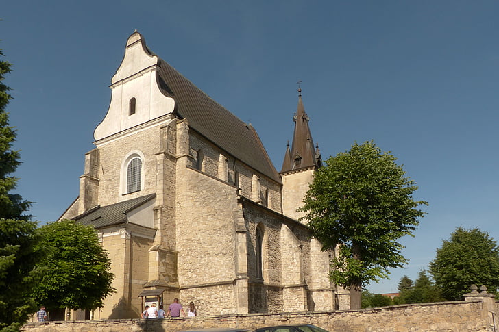 Nhà thờ, lãng mạn, skalbmierz, Đài tưởng niệm, kiến trúc, phong cách Romanesque
