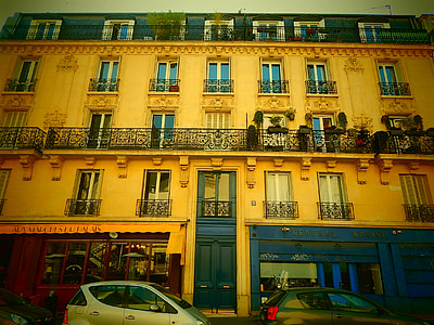 Pariz, Francuska, grad, zgrada, Naslovnica, fasada