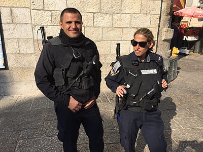 militare, Israel, Ierusalim, Poliţia, datoria, forţa de poliţie, uniforme