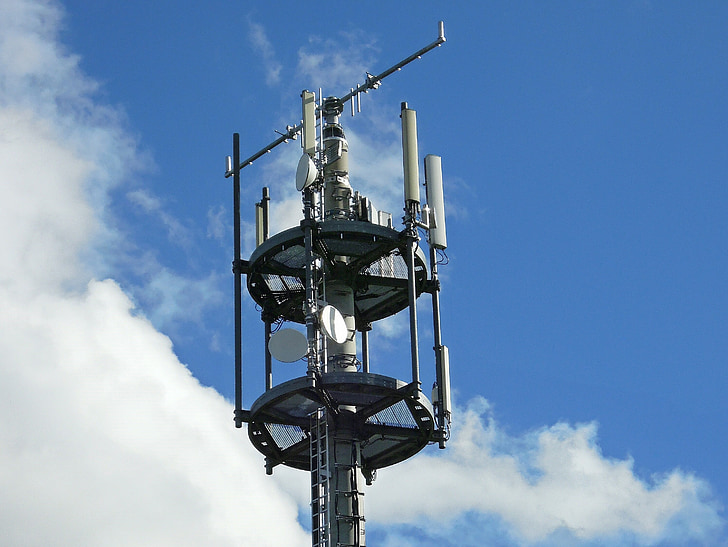 mâts, pylônes de télécommunications, relais radio, Mobile, antennes, Radio, réception