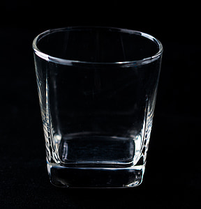 cam, su bardağı, bardak, içki, Tek nesne, yansıma, içme cam