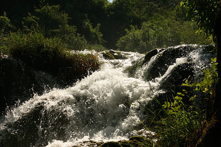 Rapids, vand, Ryd, vilde, flow, natur, floden
