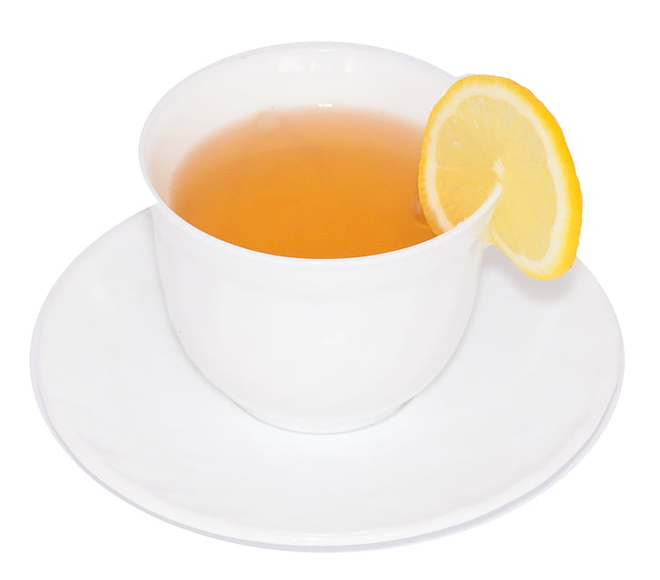 bebidas, bebida, saudável, limão, chá, xícara de chá, Copa