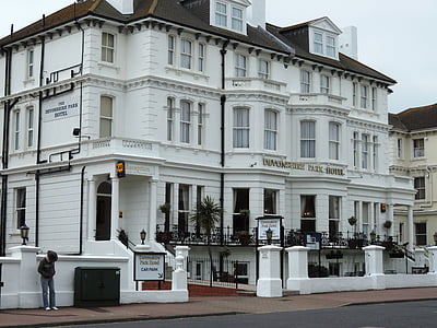Hotel, budynek, Devonshire, Park hotel, Eastbourne, Wschód, Sussex