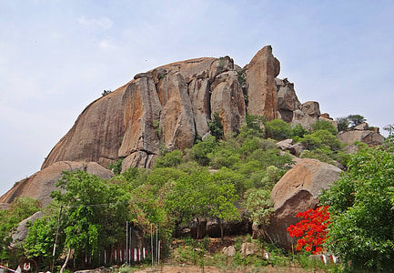 ramgiri heuvels, ramadevarabetta, rotsen, Bangalore, Karnataka, India, sholay filmlocatie