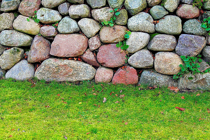 mur de pedra, paret, pedres, fons