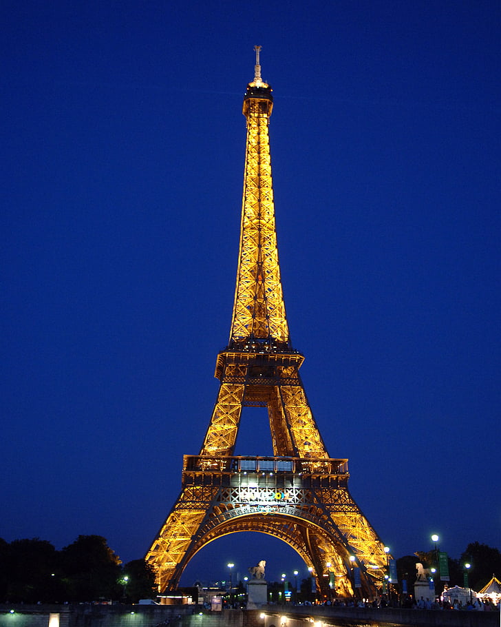 Eiffel-torony, Párizs, Franciaország, Eiffel, építészet, Landmark, emlékmű