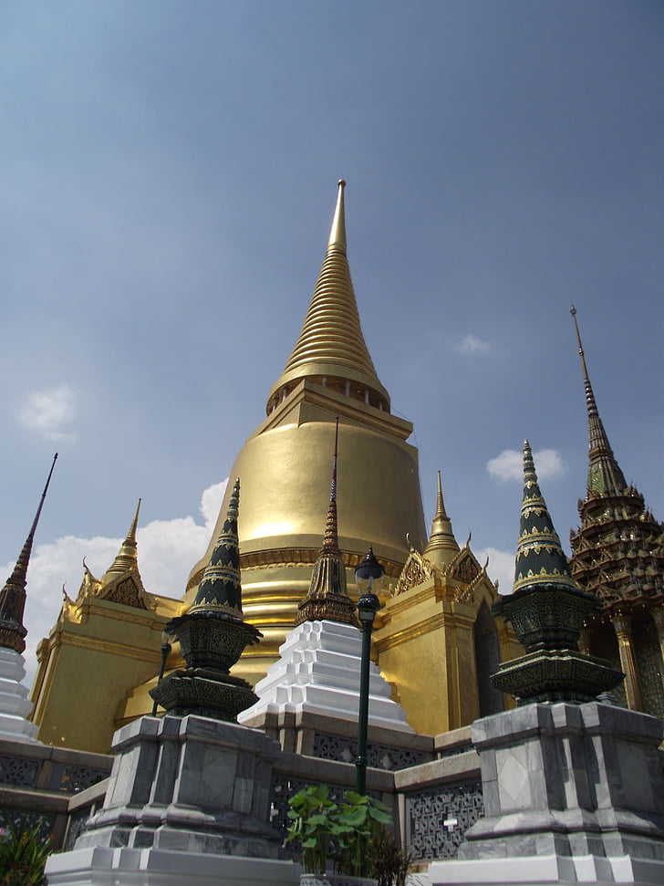 Palace, Wat phra si, Pagoda, Thaimaa