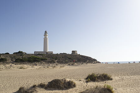 Lighthouse, Trafalgar, Barbate, Los caños, kusten av ljus