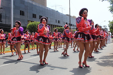 Dans, Latin, Peru, Anderna, kultur, Lima, Festival
