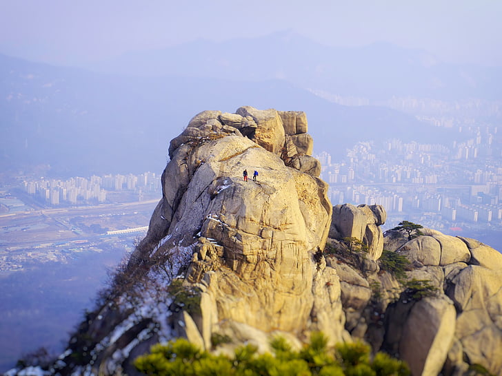 manjangbong, rock, climbing, nature, mountain, landscape, scenics