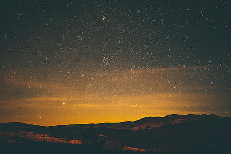 astronomy, clouds, constellation, dark, dawn, dusk, evening