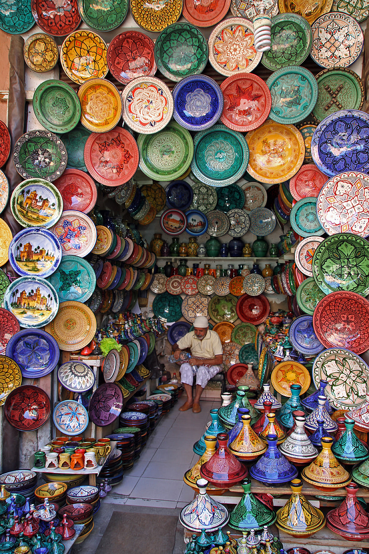 marrakech, morocco, market, travel, colorful, handmade, cultures