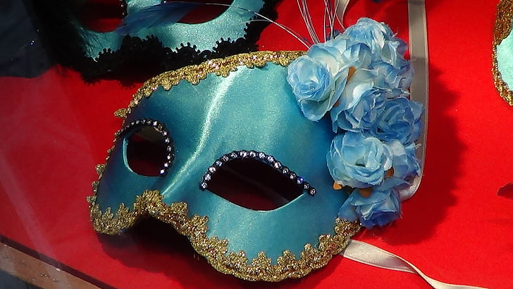 maske, Venezia, drakt, karneval, forkledning, Venezia, Italia, maske - skjule