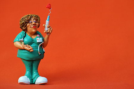 nurse, love, syringe, figure, funny, valentine's day, cute